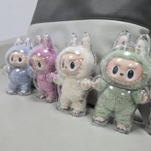 Labubu Transparent Protective Case Macarons Energy