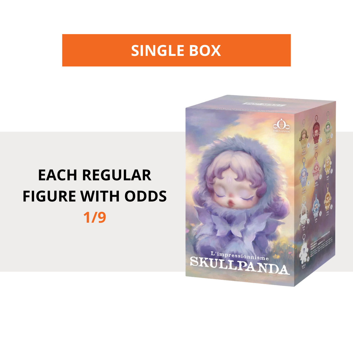 skullpanda impresionissme plush box