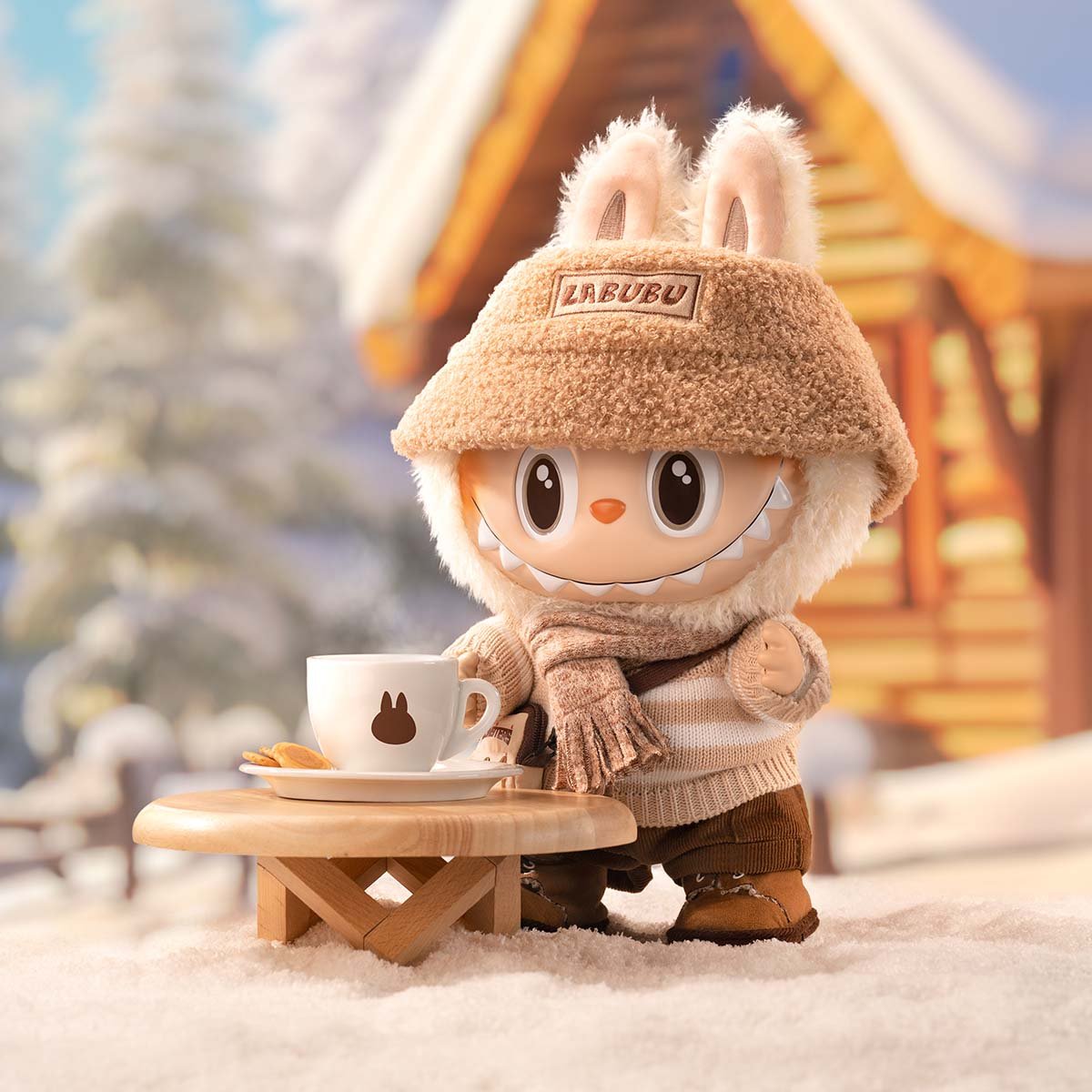 The Monsters Dress Be Latte Vinyl Plush Doll 38 Cm 4