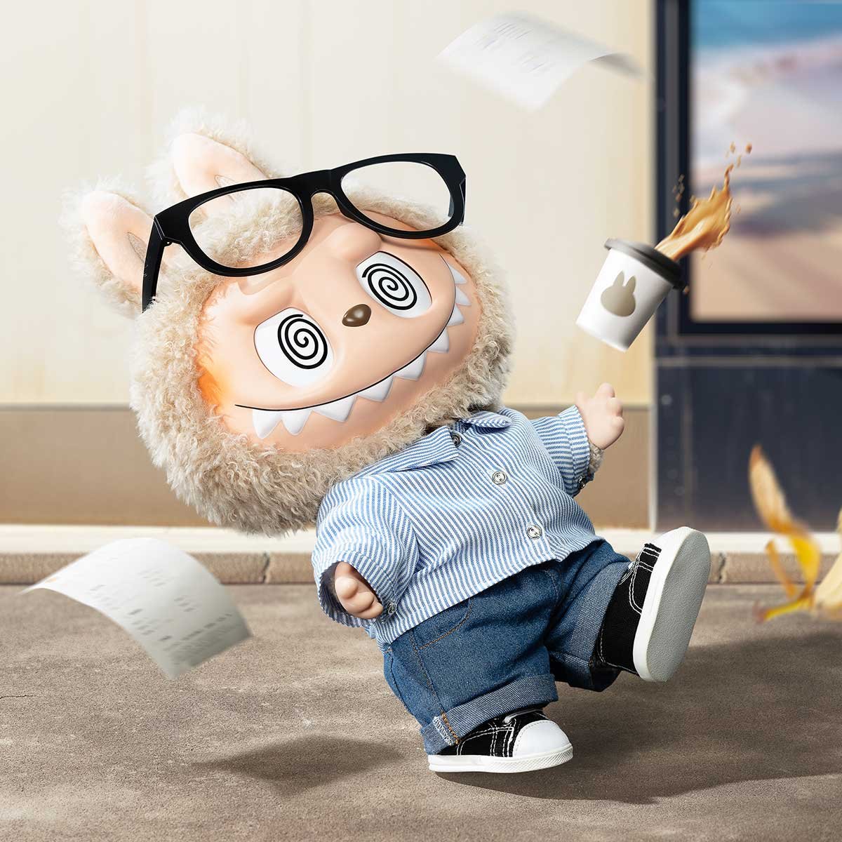 The Monsters Flip With Me Vinyl Plush Doll 40cm 2