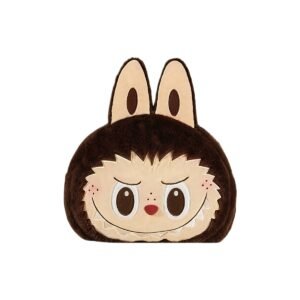 Classic Bag Series Labubu Plush Tote Bag Brown 2