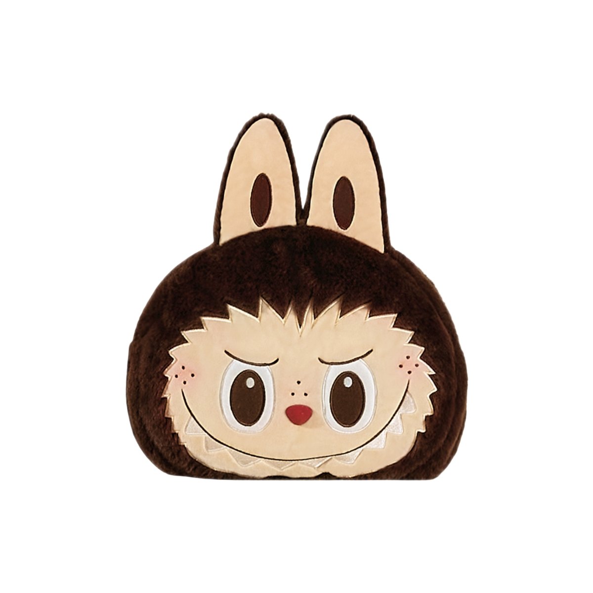 Classic Bag Series Labubu Plush Tote Bag Brown 2