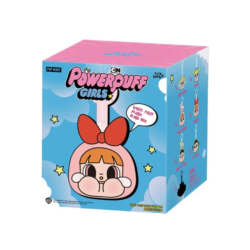 Pop Mart Crybaby X Powerpuff Girls Plush Keychain Blind Box 6