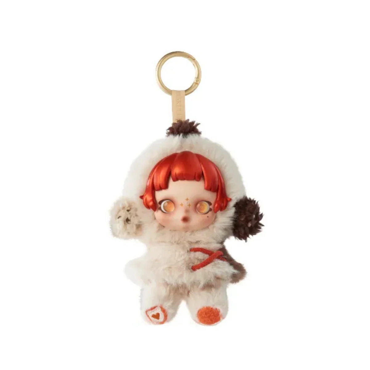 Skullpanda Winter Symphony Plush Keychain Rock On 2