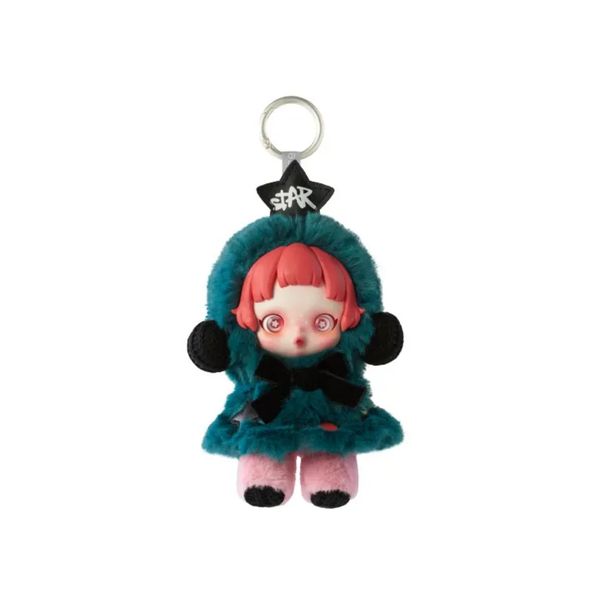 Skullpanda Winter Symphony Plush Keychain Rock On 4