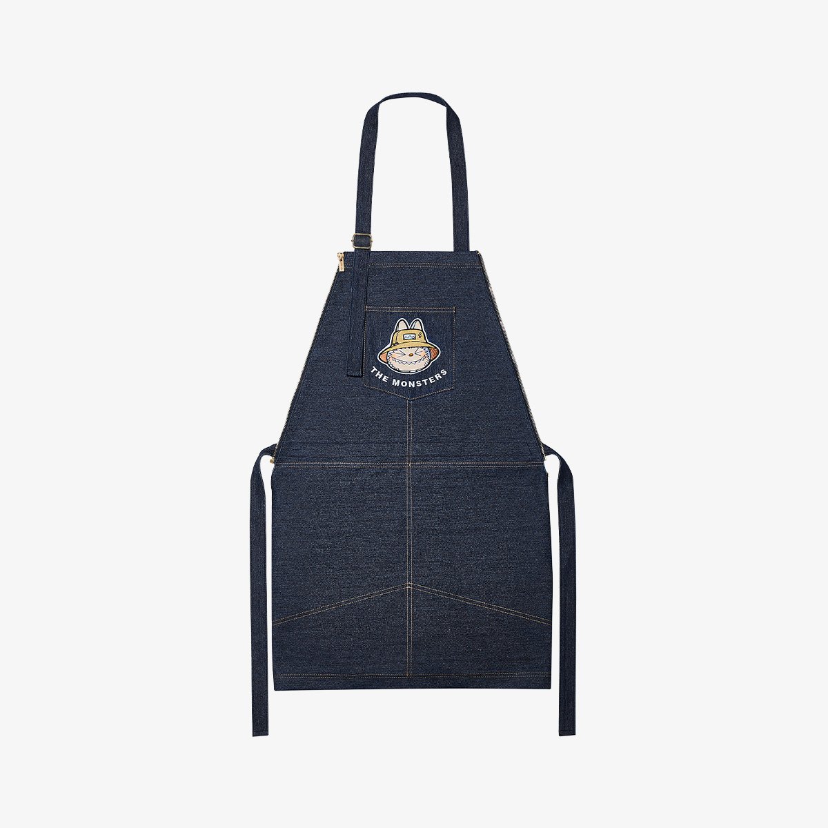 The Monsters Fall In Wild Series Denim Apron Bag 2