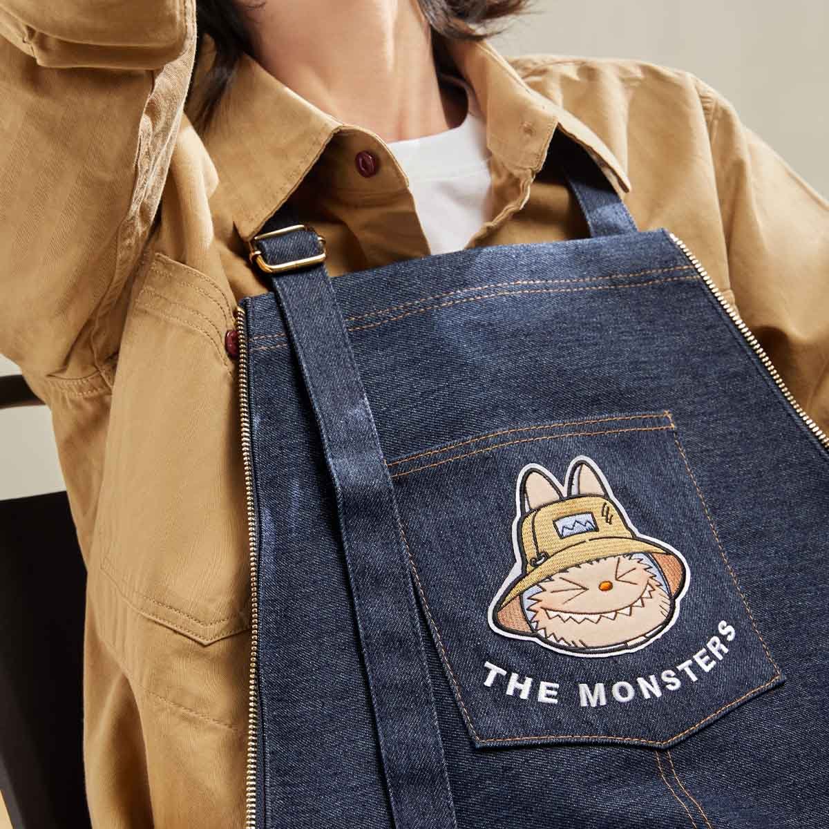 The Monsters Fall In Wild Series Denim Apron Bag 3