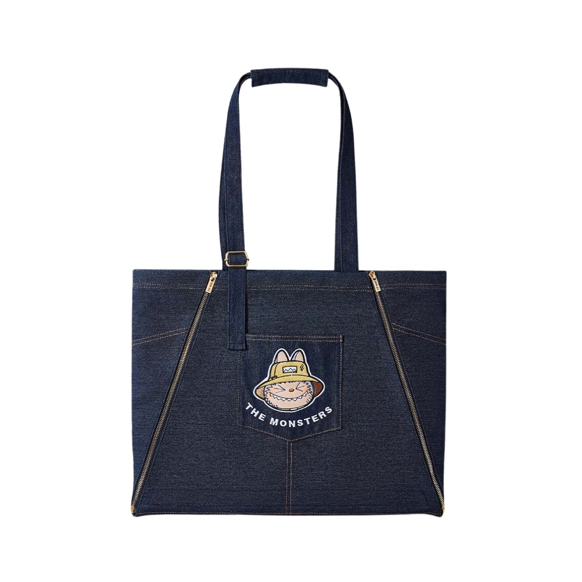 The Monsters Fall In Wild Series Denim Apron Bag 4