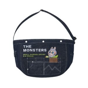 The Monsters Fall In Wild Series Denim Messenger Bag