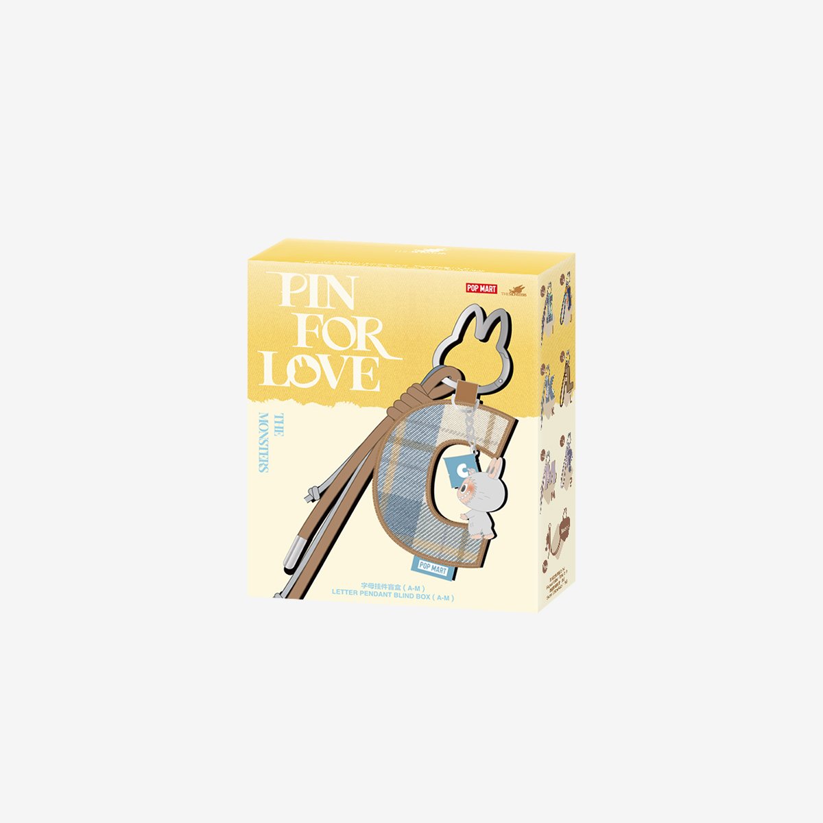 The Monsters Pin For Love Series Letter Pendant Blind Box N Z 2