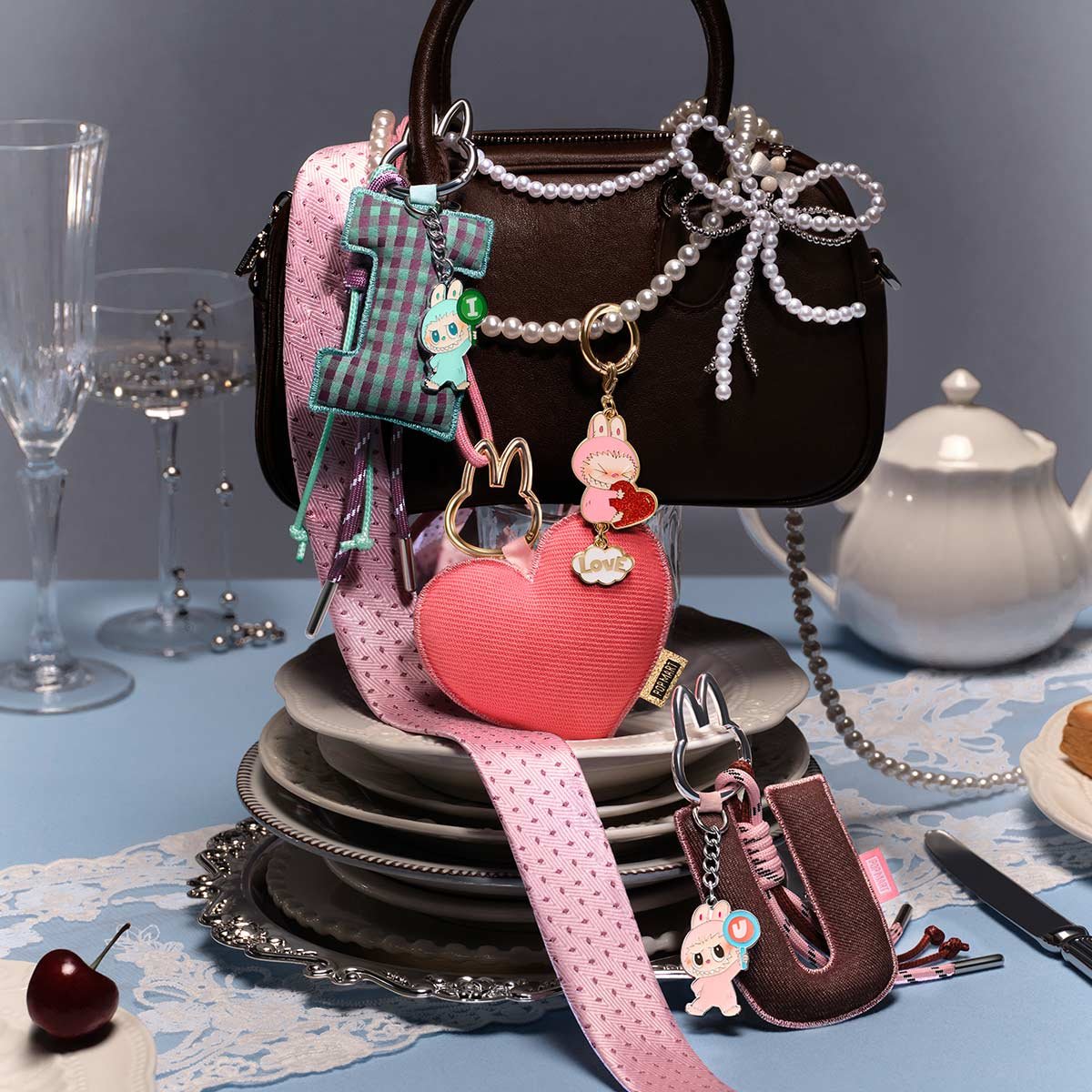 The Monsters Pin For Love Series Letter Pendant Blind Box N Z 8