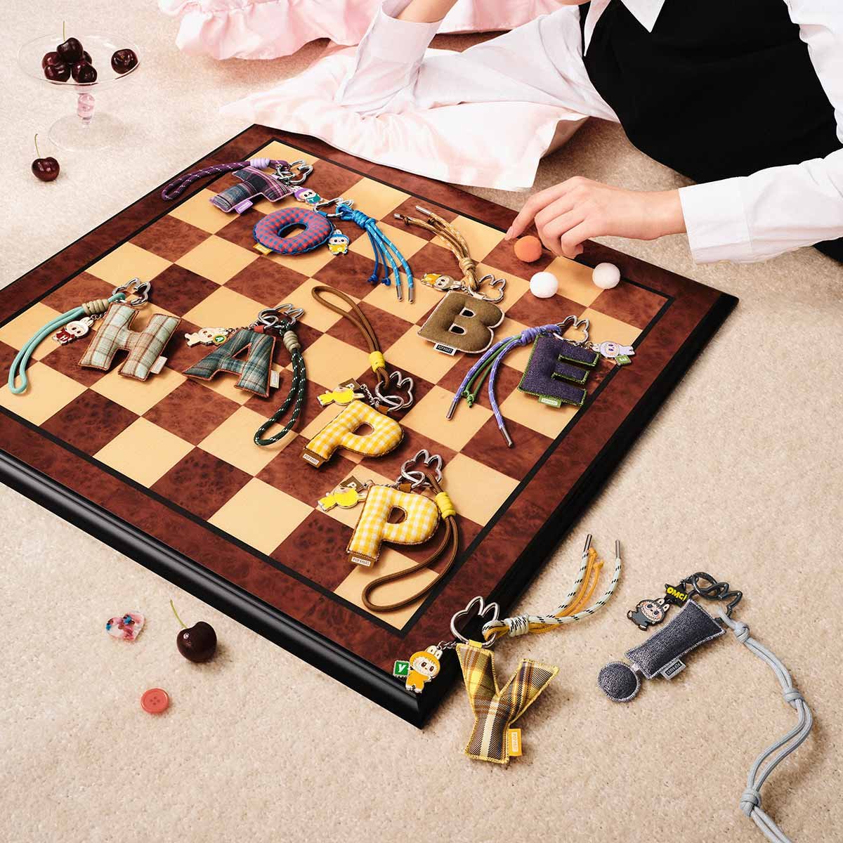 The Monsters Pin For Love Series Letter Pendant Blind Box N Z 9