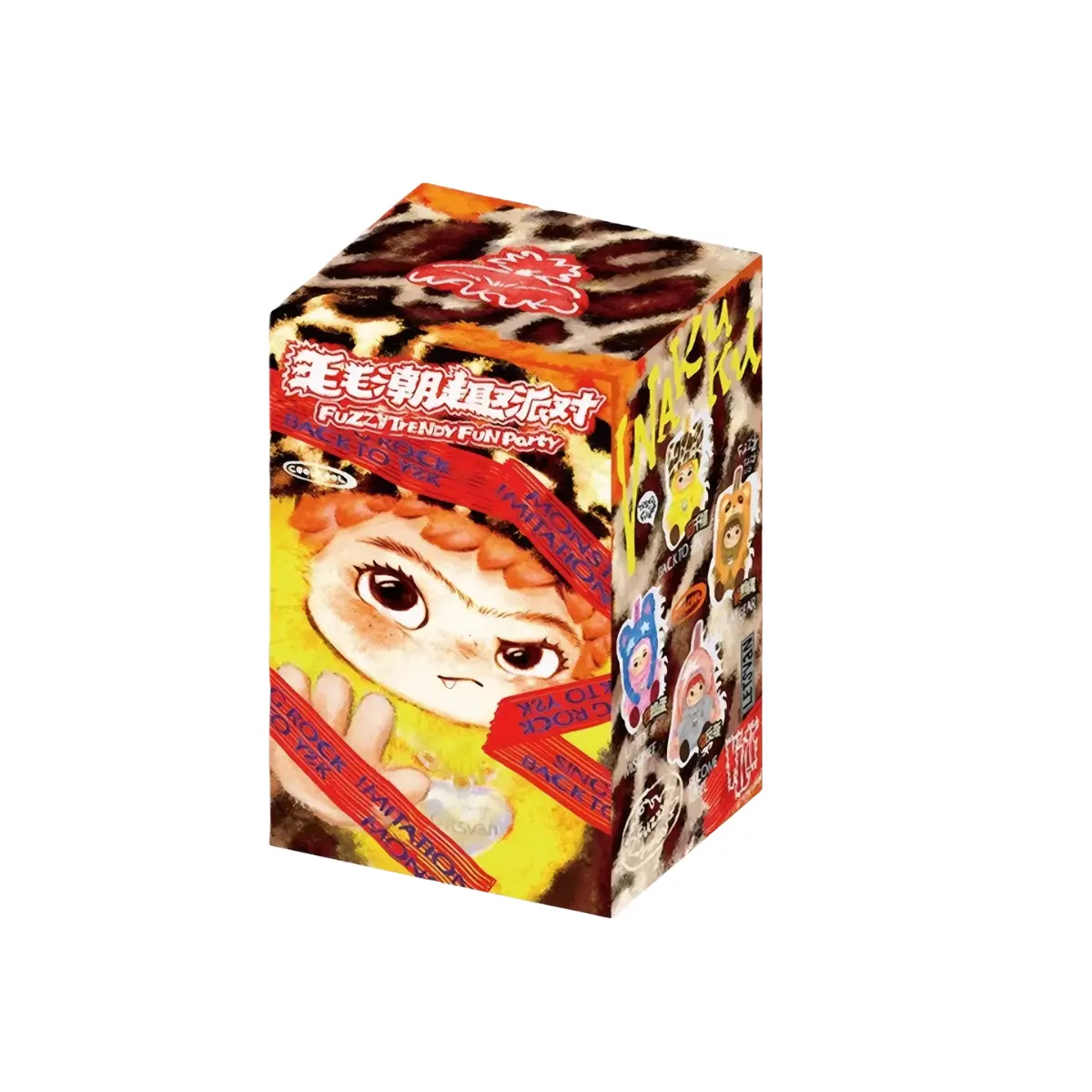 WAKUKU Fuzzy Trendy Fun Party Series Pliušinis Pakabukas